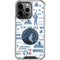 NBA Minnesota Timberwolves Historic Blast iPhone 16 Pro Clear Case